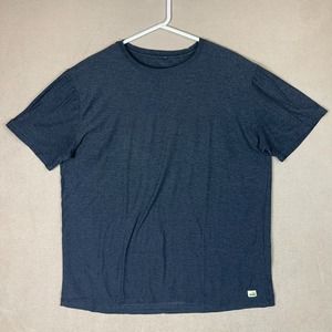Vuori Shirt Mens Large Gray Short Sleeve Performance Crew Neck Preppy Adult
